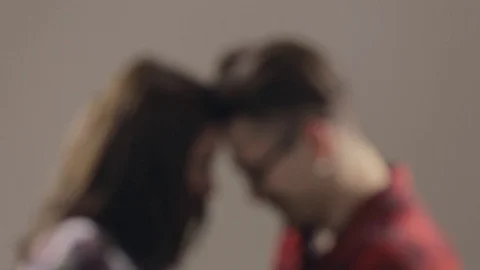 Heterosexual couple in studio Stock Footage 73336416