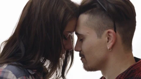 Heterosexual couple in studio Stock Footage 73337565