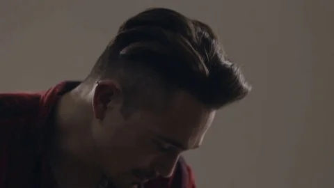 Heterosexual couple in studio Stock Footage 73338854