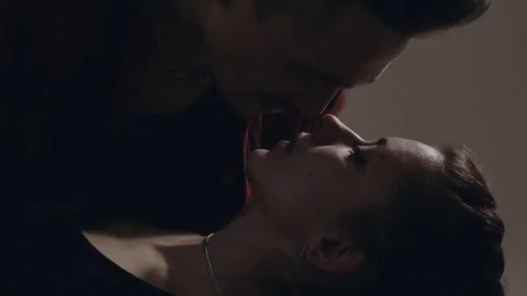 Heterosexual couple in studio Stock Footage 73339164