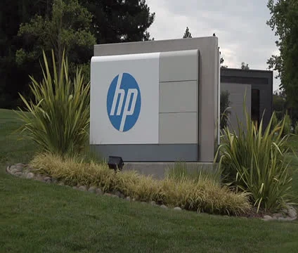 Hewlett-Packard Headquarters 库存影片 25963648