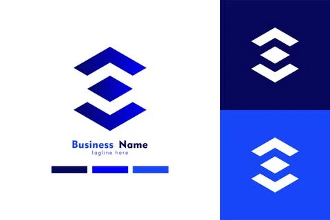 Hex Abstract Logo Design Template  Illustrazione stock