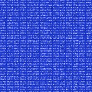 Hex code abstract seamless pattern. Stock Illustration