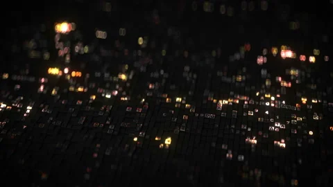 HEX digital data code seamless loop 3D render animation Stock Footage 120082107