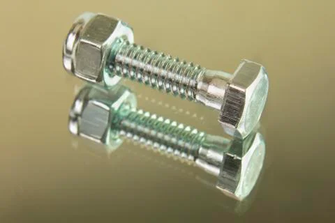 Hex head bolt Stock Photos