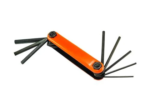 Hex key kit Stock Photos