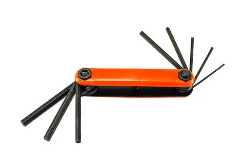 Hex key kit Stock Photos