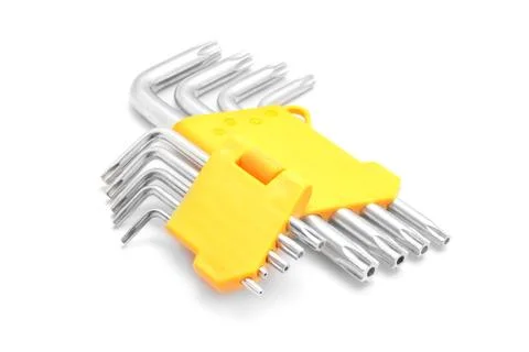 Hex key set Stock Photos