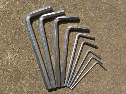 Hex Key Set Stock Photos