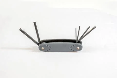 Hex key set Stock Photos