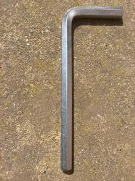 Hex Key Silver Stock Photos
