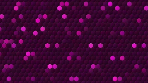 Hex Matrix 4K Hot Pink rain Loop  Stock Footage 322125261