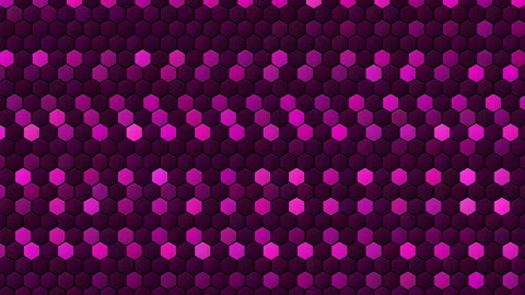 Hex Matrix 4K Hot Pink arrow right Loop Stock Footage 322196559