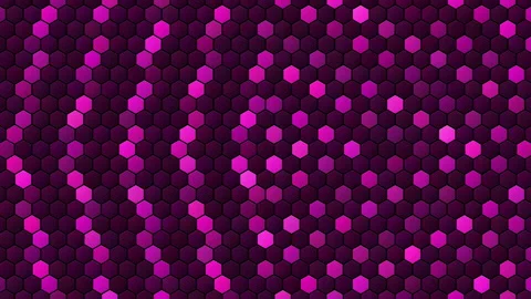 Hex Matrix 4K Hot Pink diamond path Loop  Stockbeeldmateriaal 322198045