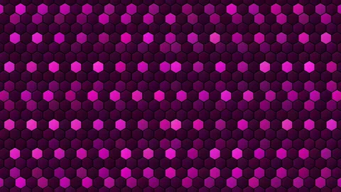 Hex Matrix 4K Hot Pink diverge Loop Vídeo Stock 322198254