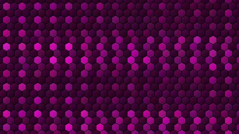 Hex Matrix 4K Hot Pink opposing Loop Stock Footage 322198457