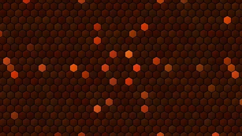 Hex Matrix 4K Lacquer Red vortex Loop  Stock Footage 322201487