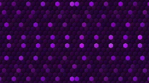Hex Matrix 4K Purple color diamonds Loop  Stock Footage 322189423