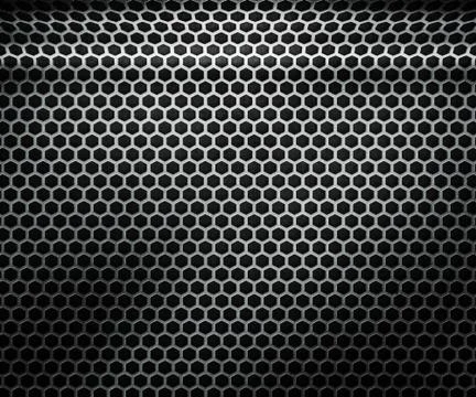Hex metal texture Stock Illustration