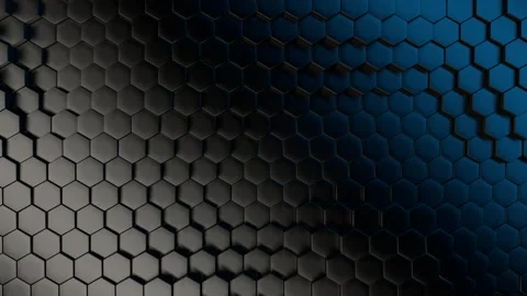 Hex screensaver. Waiting for the next game. Stock Footage 145807745