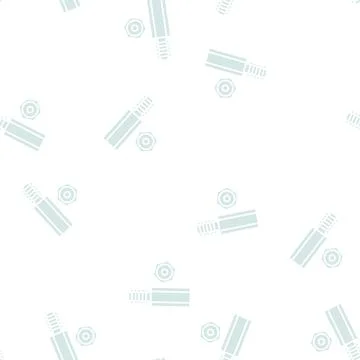 Hex standoffs glyph seamless pattern Stock Illustration