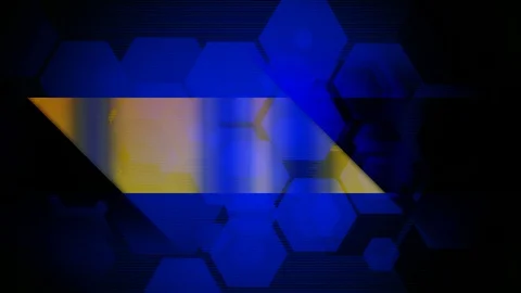 Hexa color lines Stock Footage 95308349