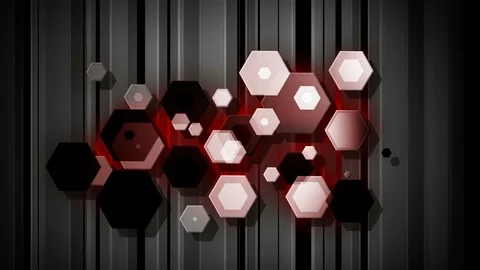 Hexa line badkground Stock Footage 96280444