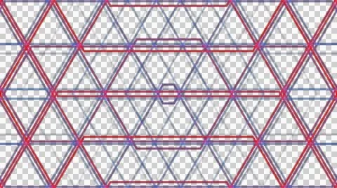 Hexa line pattern with alpha  Video stock 45954470