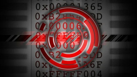 Hexa number loops Video stock 96279729