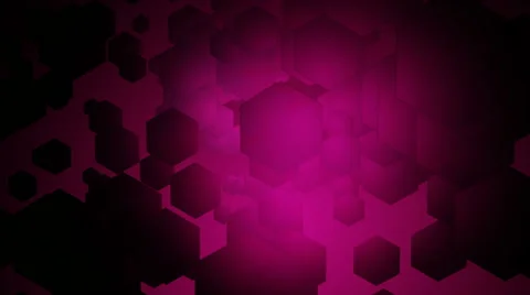 Hexa pink wave Stock Footage 52764389