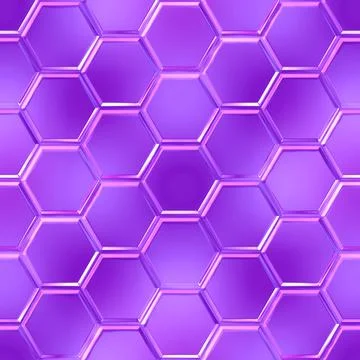 Hexa Tiles Violet Illustrazione stock