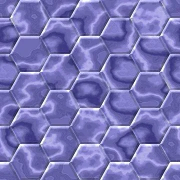 Hexacomb tiling seamless generated texture Stock Illustration