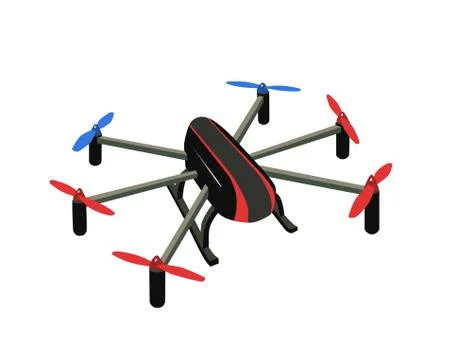 Hexacopter Stock-Illustration