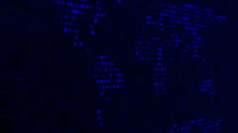 Hexadecimal Big Data Digital Code Futuristic Information Technology Video stock 343340173