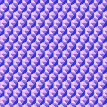 Hexagon 3d pattern with purple and blue geometric prisms for digital backgrou 스톡 일러스트