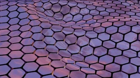 Hexagon abstract background. hexagonal structure Stock Illustration