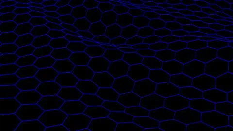 Hexagon abstract background. hexagonal structure Foto stock
