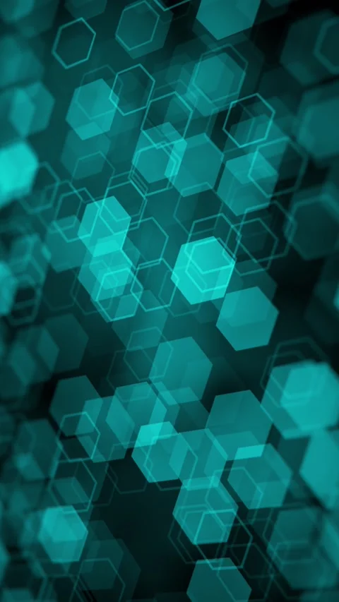 Hexagon Abstract Background, Vertical Loopable. Video stock 292813469