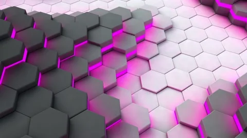 Hexagon abstract Stock Footage 139277942