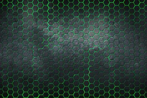 Hexagon background and texture. Stock Illustration