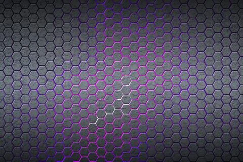 Hexagon background and texture. Stock Illustration