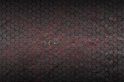 Hexagon background and texture. Stock Illustration