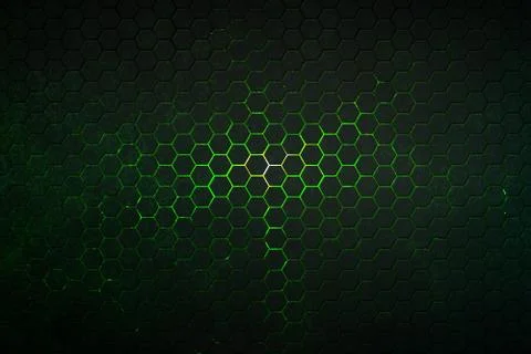 Hexagon background and texture. Stock Illustration