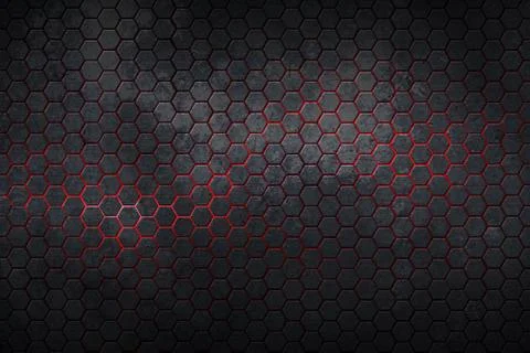 Hexagon background and texture. Stock Illustration