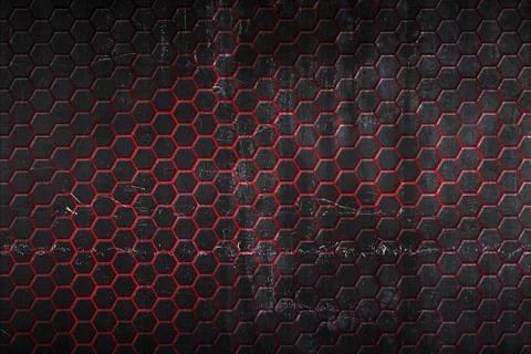 Hexagon background and texture. Stock Illustration