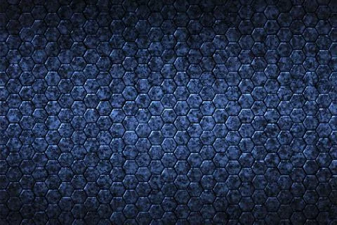 Hexagon background and texture. Stock Illustration