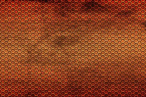 Hexagon background and texture. Stock Illustration