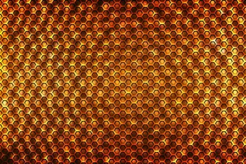 Hexagon background and texture. Stock Illustration