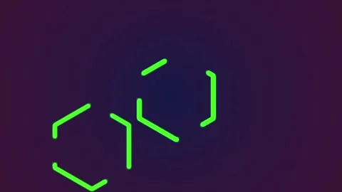 Hexagon Background Animation. 스톡 동영상 295943140