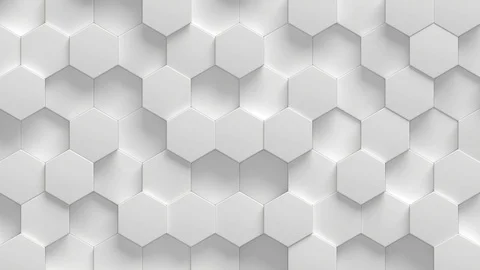 Hexagon background animation loop Stock Footage 106248371